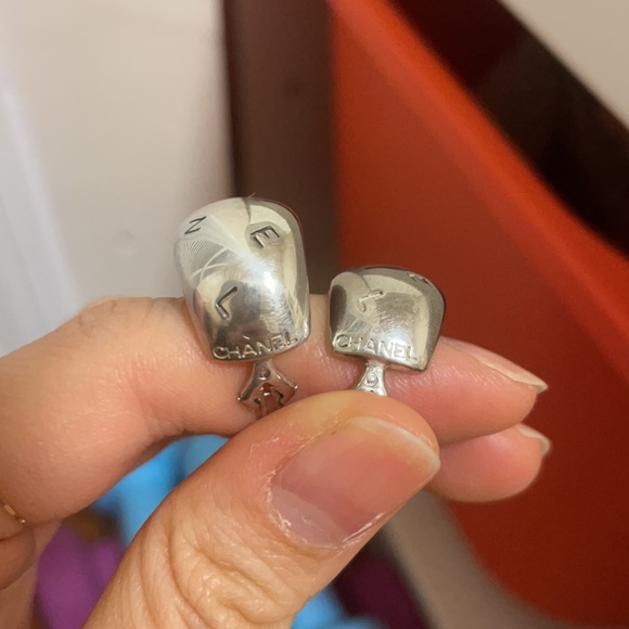 Chanel vintage clip on earrings